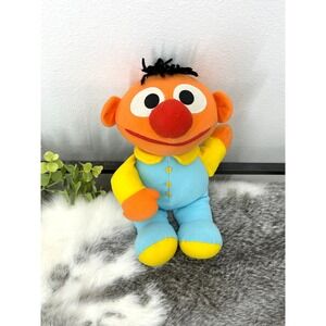 1992 Beddy-Bye Ernie Sesame Street plush vintage Child Dimension pajama small